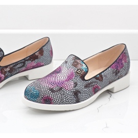 Classiche scarpe jazz floreali nere ZQ630-1 multicolore 1