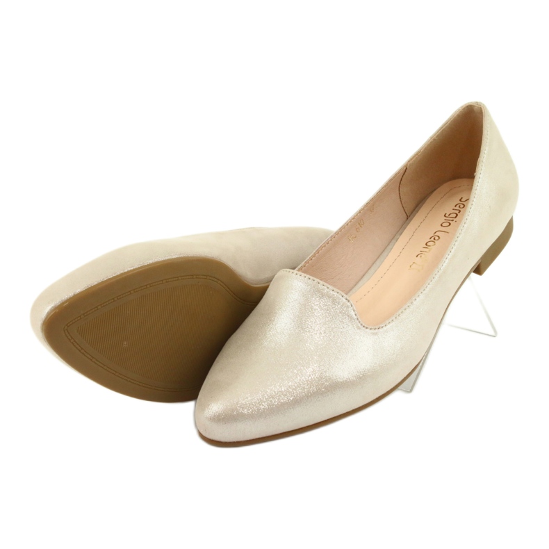 Ballerine Lords oro Sergio Leone 610 d'oro 5