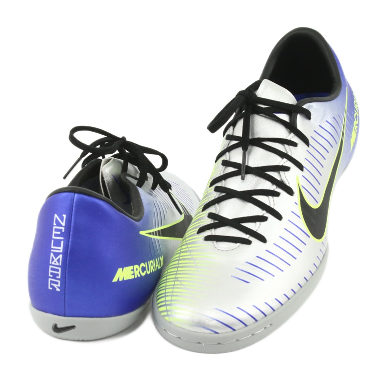 Scarpe indoor Nike MercurialX Victory Vi Neymar Ic M 921516-407 argento 5