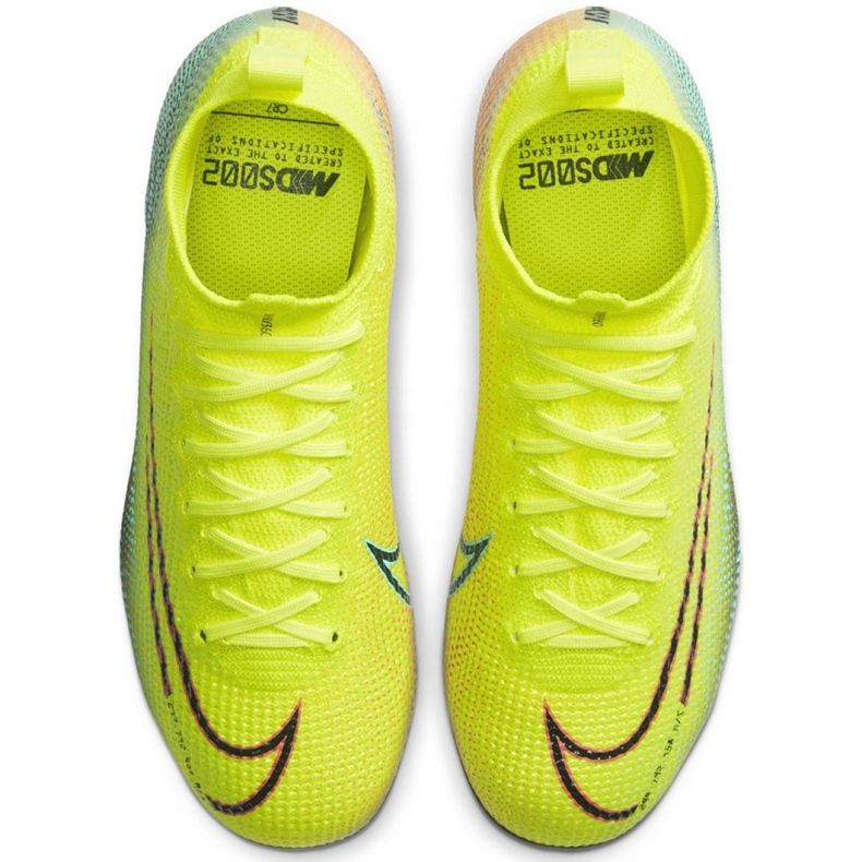 Nike Mercurial Superfly 7 Elite Mds Fg Jr BQ5420-703 scarpe da calcio giallo giallo 1