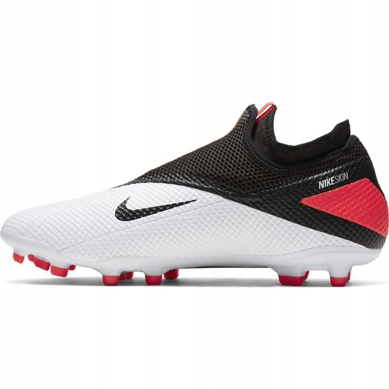 Scarpe da calcio Nike Phantom Vsn 2 Academy Df FG / MG M CD4156-106 nero bianca 2
