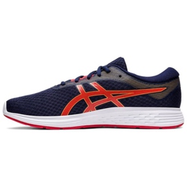Asics Patriot 11 M 1011A568-402 scarpe da uomo rosso blu navy 1