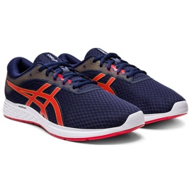 Asics Patriot 11 M 1011A568-402 scarpe da uomo rosso blu navy 2