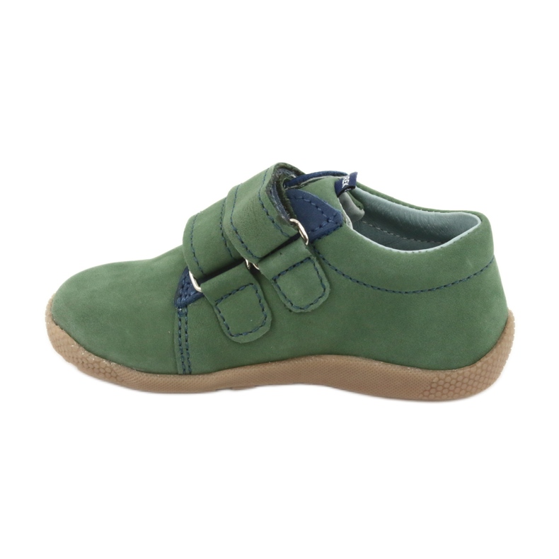 Scarpe per bambini in pelle per velcro verde 305 mazurek 2