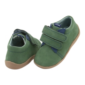 Scarpe per bambini in pelle per velcro verde 305 mazurek 4