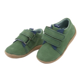 Scarpe per bambini in pelle per velcro verde 305 mazurek 3
