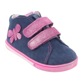 MAZUREK 264 MOTORE -NAVY/Stivali a farfalla rosa blu 1