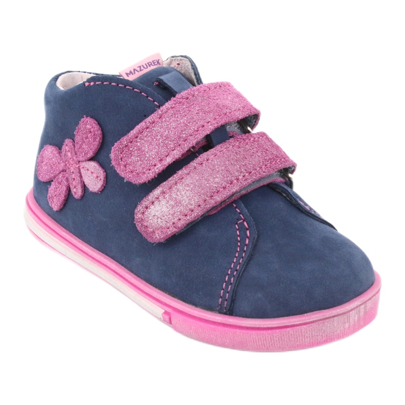 MAZUREK 264 MOTORE -NAVY/Stivali a farfalla rosa blu 1