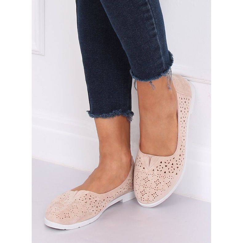 Ballerine traforate beige ZA02P Beige 2