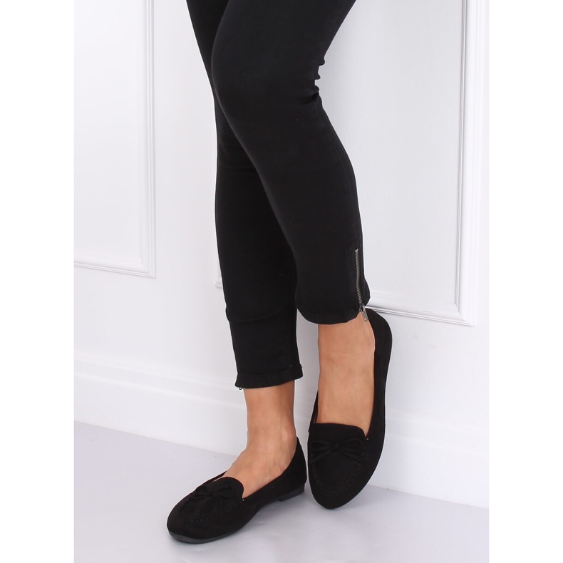 Mocassini neri da donna 9F127 Black nero 1