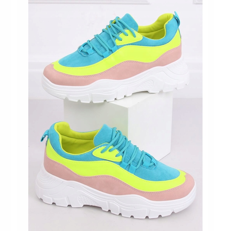 Scarpe sportive multicolor 902-3 Rosa multicolore 1