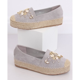 Espadrillas grigie da donna JH96P Grey grigio 1