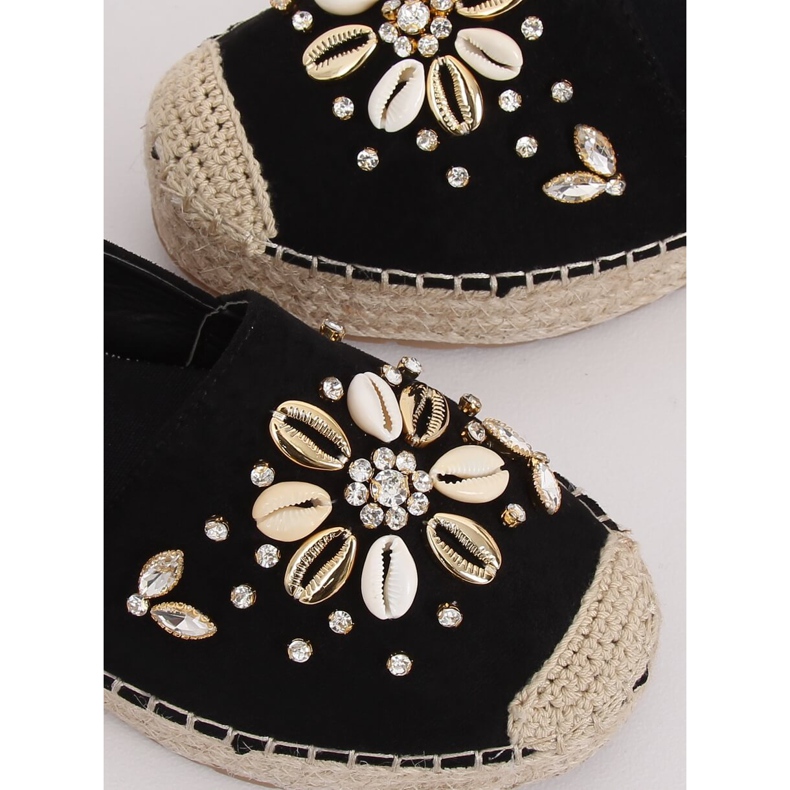 Espadrillas nere da donna JH96P Black nero 1