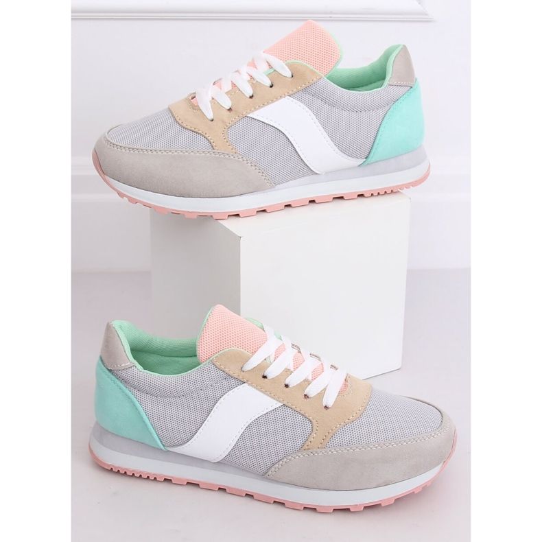 Multicolore BL191P Scarpe sportive grigie grigio 2