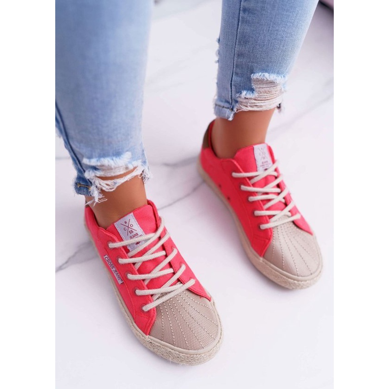 Cross Jeans Sneakers da donna rosa CrossJeansDD2R4096 2