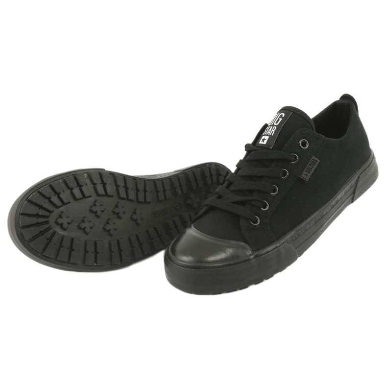 Big Star FF274A080 Sneaker nere femminili da donna nero 4