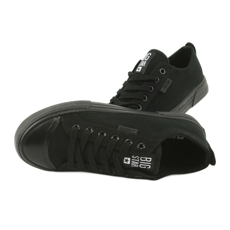 Big Star FF274A080 Sneaker nere femminili da donna nero 5