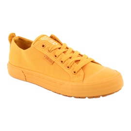 Sneakers gialle Big Star FF274A086 allacciate giallo 1