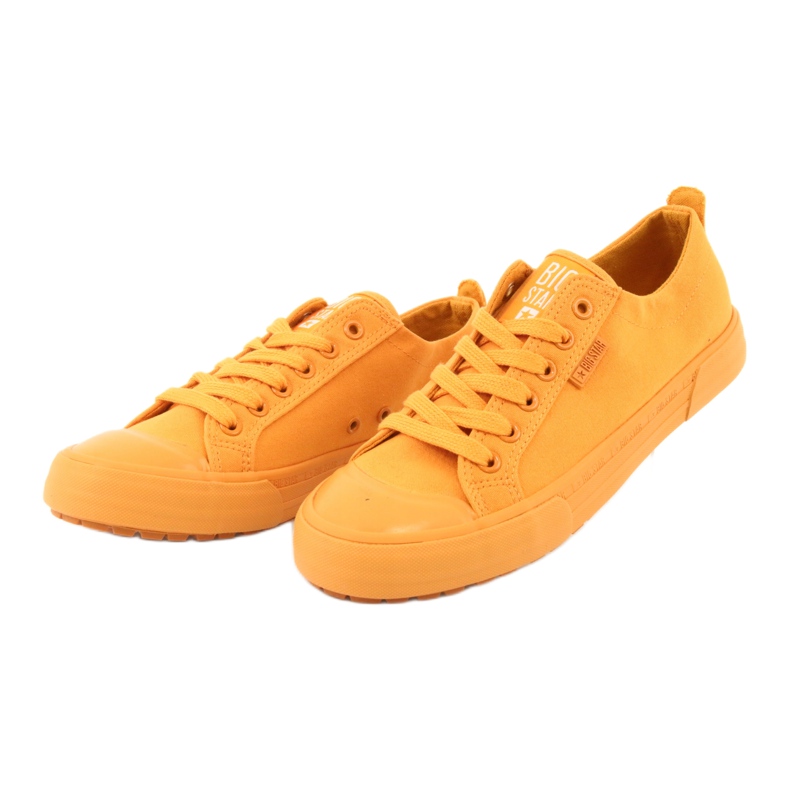 Sneakers gialle Big Star FF274A086 allacciate giallo 3