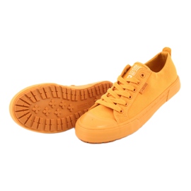 Sneakers gialle Big Star FF274A086 allacciate giallo 4
