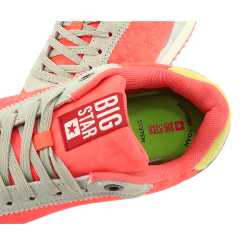 Big star ff 274873 scarpe sportive arancione/grigia arancia 5