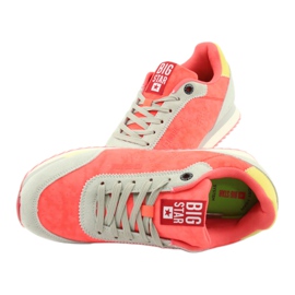 Big star ff 274873 scarpe sportive arancione/grigia arancia 6