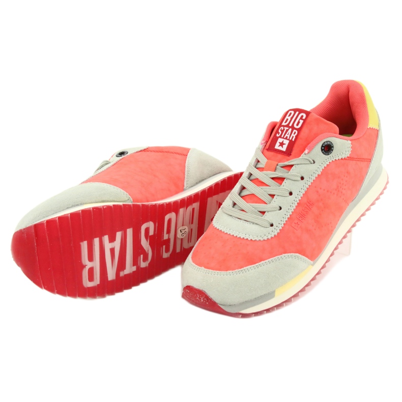 Big star ff 274873 scarpe sportive arancione/grigia arancia 4