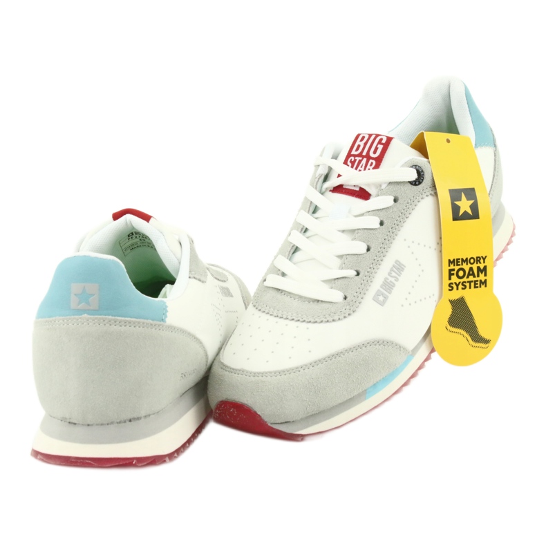 Scarpe sportive con stella bianca BIG STAR FF 274874 3