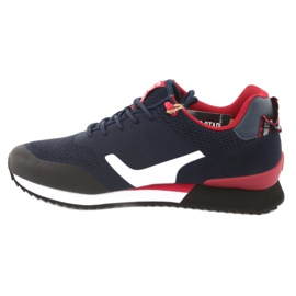 Scarpe sportive Big Star FF 174205 bianca rosso blu navy 2