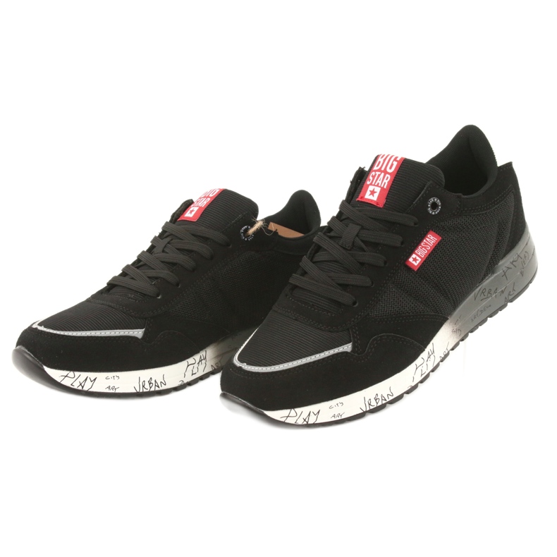 Scarpe sportive Big Star FF 174207 bianco nero 2