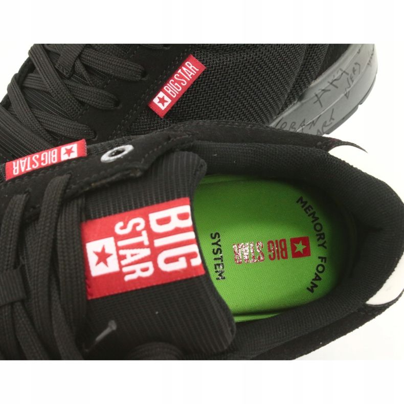 Scarpe sportive Big Star FF 174207 bianco nero 4