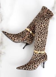 Stivali di leopardo Pantera B36025-L02 marrone 1