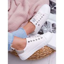 Scarpe da donna bianche sneakers Big Star BB274033 bianca 1
