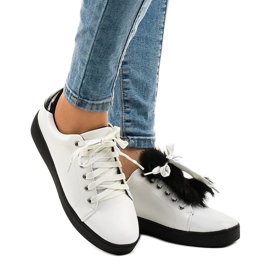 Sneakers bianche classiche 68-41 bianca 1