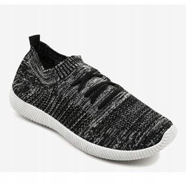 Scarpe sportive da uomo grigie LW-1801 nero grigio 1