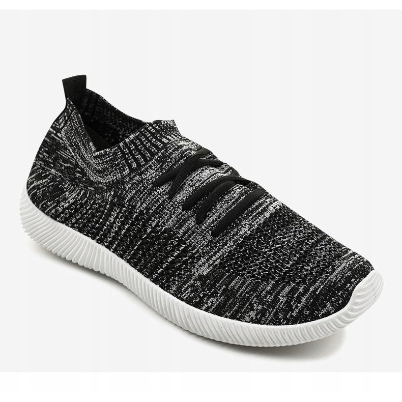 Scarpe sportive da uomo grigie LW-1801 nero grigio 1