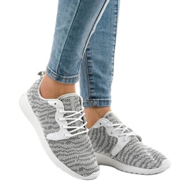 Scarpe sportive da donna bianche 7-6875C multicolore 1