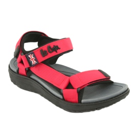 Sandali con inserto in schiuma Lee Cooper LCW-20-34-014 nero rosso 1