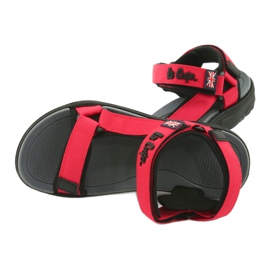 Sandali con inserto in schiuma Lee Cooper LCW-20-34-014 nero rosso 5