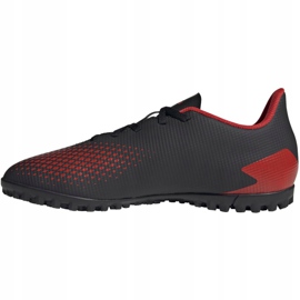 Scarpe da calcio Adidas Predator 20.4 Tf EE9585 nero rosso nero 2