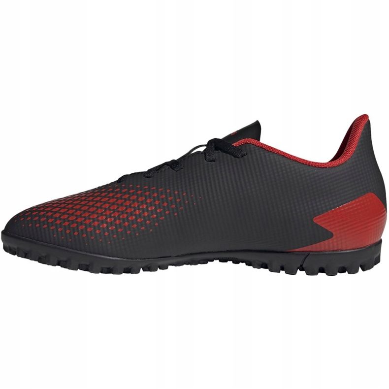 Scarpe da calcio Adidas Predator 20.4 Tf EE9585 nero rosso nero 2