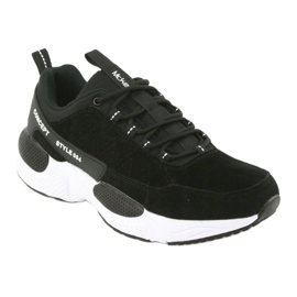 Scarpe sportive in pelle scamosciata McKey MSP1464 nero 1