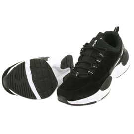 Scarpe sportive in pelle scamosciata McKey MSP1464 nero 5