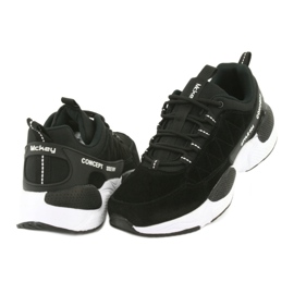 Scarpe sportive in pelle scamosciata McKey MSP1464 nero 4