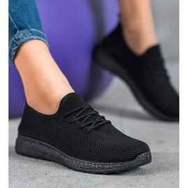 SHELOVET Scarpe comode sulla piattaforma nero 1
