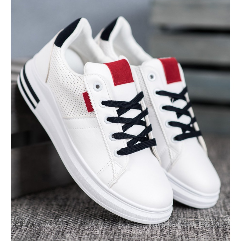 SHELOVET Scarpe sportive bianche alla moda bianca 1