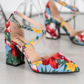 Seastar Décolleté casual con fiori multicolore 1