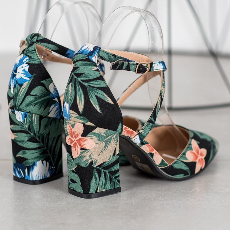 Seastar Décolleté casual con fiori multicolore 2