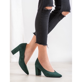 W. Potocki Décolleté Con Glitter verde 1