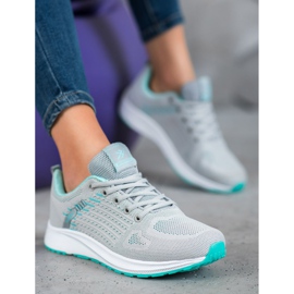 Ax Boxing Comode scarpe sportive traforate grigio verde 1